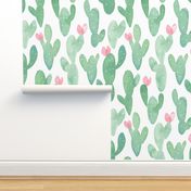 Summer Cacti // Large // White