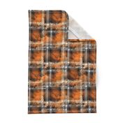 Orange Fall Grunge Plaid