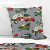 christmas cars and camper