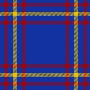 MacLaine hunting tartan from 1908 / MacLaine of Lochbuie hunting, 4" modern colors