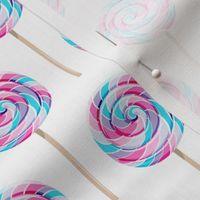 whirly pops -  purple and blue - lollipop fabric