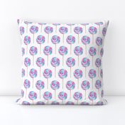 whirly pops -  purple and blue - lollipop fabric