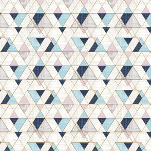 Mod Triangles M - blue lilac