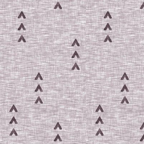 Tri Arrows- mauve