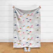 Flamingo Defragmentation Gray