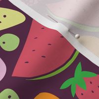 fruits pattern dark