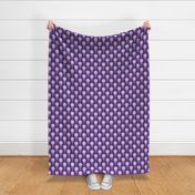 whirly pop -purple on purple- lollipop fabric