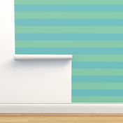 Even stripes-aqua cool mint