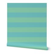 Even stripes-aqua cool mint