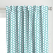 Large Seafoam Polka Dots