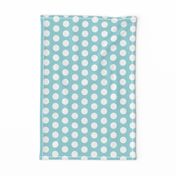 Large Seafoam Polka Dots