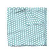 Large Seafoam Polka Dots