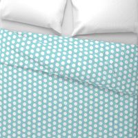 Large Seafoam Polka Dots