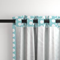 Large Seafoam Polka Dots