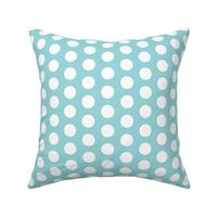 Large Seafoam Polka Dots