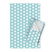 Large Seafoam Polka Dots