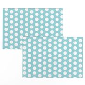 Large Seafoam Polka Dots