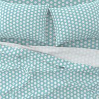 Large Seafoam Polka Dots