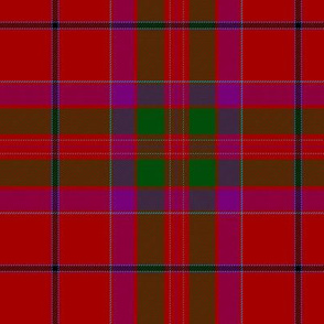 MacGillivray tartan #2 purple, 6", Wilsons of Bannockburn