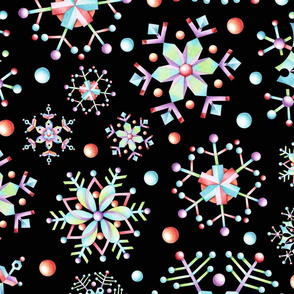 Prismatic Snowflakes