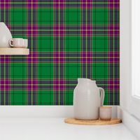 MacFarlane hunting tartan c.1930, 6", purple stripe