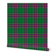 MacFarlane hunting tartan c.1930, 6", purple stripe