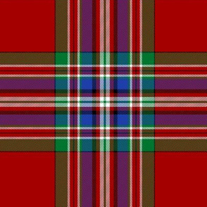 MacFarlane red tartan #2, 6" 