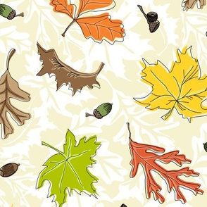 Fall Leaf and Acorn Toss