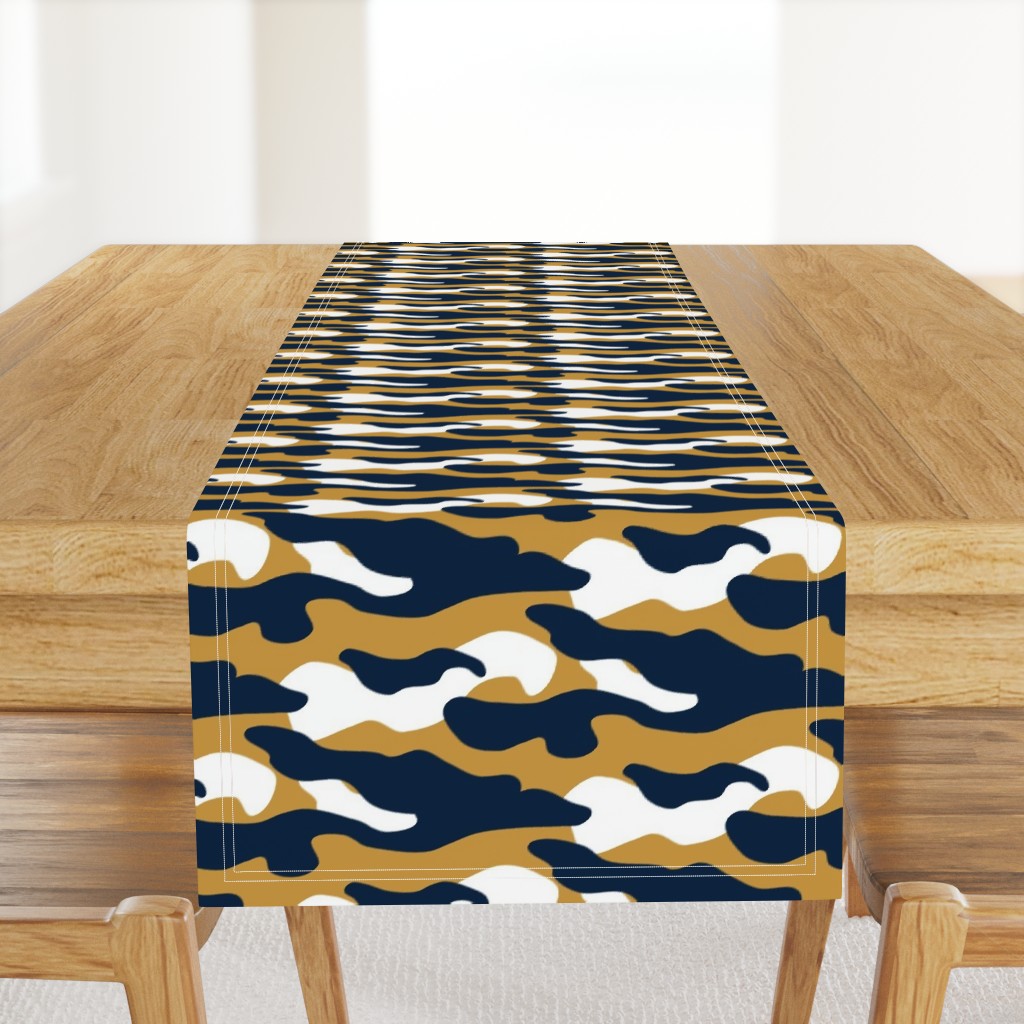 Blue and gold Team color camouflage 