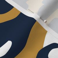 Blue and gold Team color camouflage 