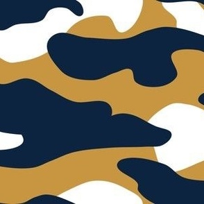 Blue and gold Team color camouflage 