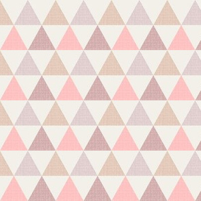 Textured Triangles Pink (small)