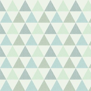 Textured Triangles Blue Green (small)