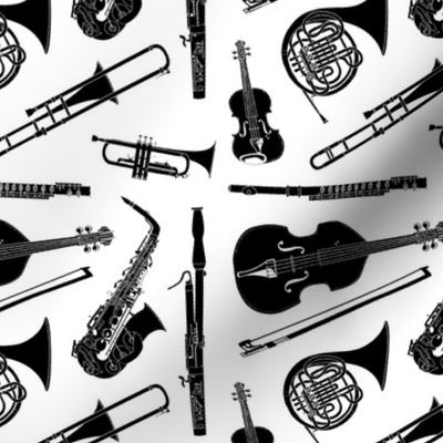 Musical Instruments // Black & White