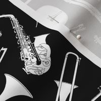 Musical Instruments // White & Black