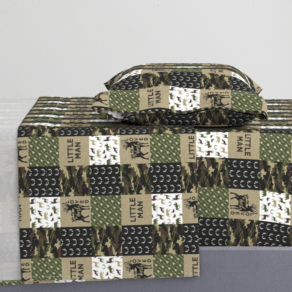 (3" small scale) Little Man - Woodland wholecloth - C2 camouflage