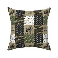 (3" small scale) Little Man - Woodland wholecloth - C2 camouflage