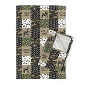 (3" small scale) Little Man - Woodland wholecloth - C2 camouflage