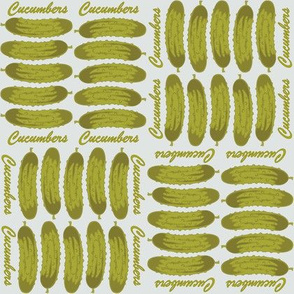 Cucumbers (silver)