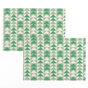 Flying Geese Green 1"