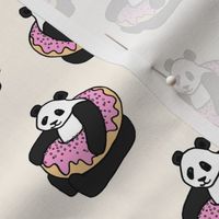 A Very Good Day - pandas & donuts on cream
