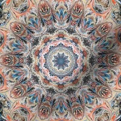 Sedona Feathers Marbled Kaleidoscope