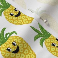 Pineapple // kawaii fruit //  cute //  kids// Greenery // Fruit