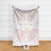 milestone-angel-peach growth blanket