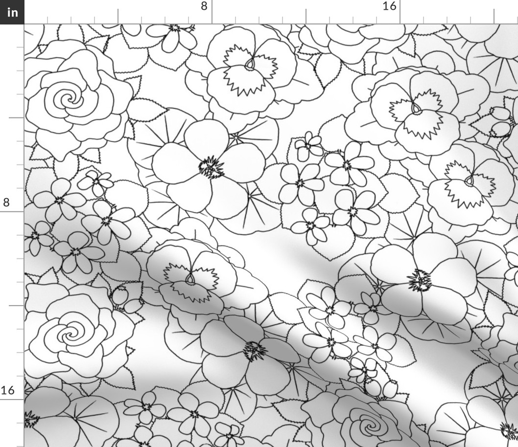 edible flowers Lark coloring book contest