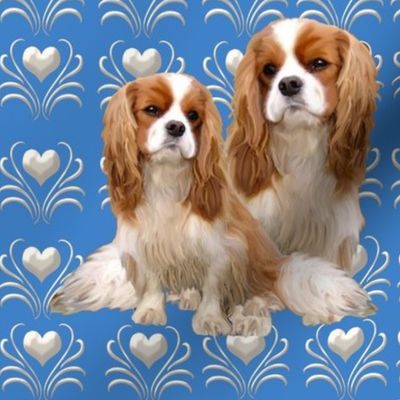 Cavalier King Charles Spaniel Fabric