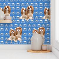 Cavalier King Charles Spaniel Fabric