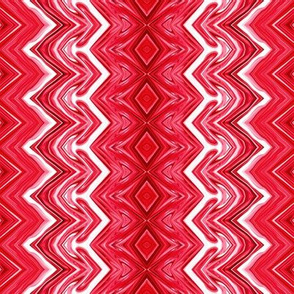 Red and White Rickrack Stripes