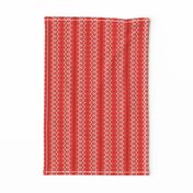 Fire Engine Red Ribbon Candy Stripes