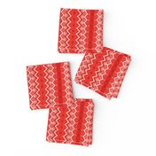 Fire Engine Red Ribbon Candy Stripes